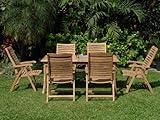 IMAGE OF New 7 Pc Luxurious Grade-A Teak Dining Set - 71
