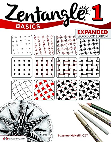 Zentangle 1 Basics, Expanded Workbook Edition by Suzanne McNeill CZT (7-Dec-2013) Paperback