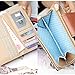 ETIAL Women's Vintage Floral Zip Wallet Faux Leather Card Holder