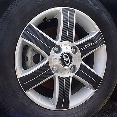 Carbon Tuning Wheel Hub Mask decal Sticker Set for GM Chevrolet Epica/Tosca 2006-08 16"
