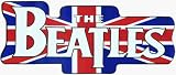 The Beatles - Logo on British UK Flag - Large Jumbo Vinyl Sticker / Decal