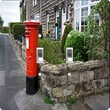 Rikki Knight British Post Box Design Double Toggle Light Switch Plate