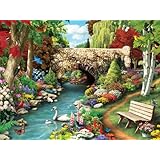 MasterPieces Puzzle Company Memory Lane Willow Whispers EZ Grip Jigsaw Puzzle (300-Piece), Art by Alan Giana