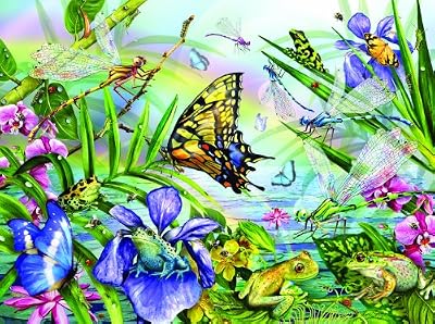 DragonFly Dance 1000pc Jigsaw Puzzle by Lori Schory