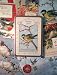 Cavallini Postcard Set- Holiday Birds Glitter Greetings