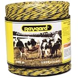 Baygard Electric Fence Yellow Black Wire - 1312 Feet #00122 by Baygard