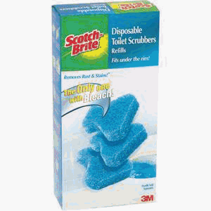 Office Product: Scrubber, Heads, Refill, 6/PK, Sold as 1 pack