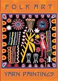 Pomegranate Folk Art Yarn Paintings Standard Boxed Note Card Set (Pack of 2)