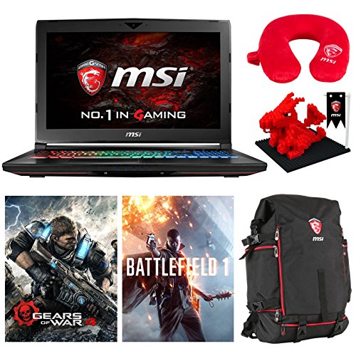 MSI GT62VR Dominator Pro-087 (i7-6700HQ, 16GB RAM, 500GB SATA SSD + 1TB HDD, NVIDIA GTX 1070 8GB, 15.6" Full HD, Windows 10) VR Ready Gaming Notebook
