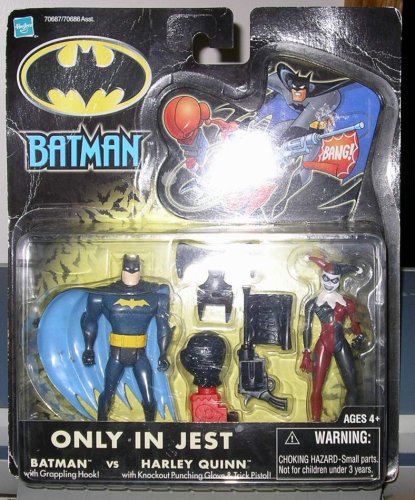  BATMAN " BATMAN & HARLEY QUINN" ONLY IN JEST TWO PACK MOC