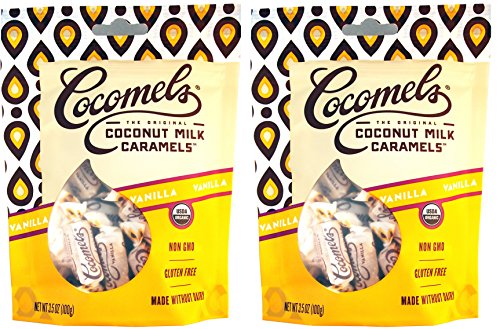 Cocomels Coconut Milk Caramels - Organic Dairy Free, Vanilla 2 Pack