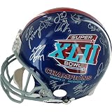 2007 New York Giants Team Signed Super Bowl XLII Champs Helmet