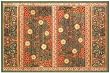 Laser Printed Split Bamboo Rose Hips 2' x 3' Veranda Rug