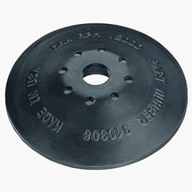 DeWalt DW4945 4-1 2-Inch Rubber Backing Pad with Locking Nut by DeWalt