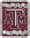 Texas A&M Aggies Acrylic Triple Woven Jacquard Baby Blanket/Throw (36x46) - NCAA College Athletics