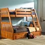 Discovery Twin/Full Bunk w/ 3 Drawers: Desk Hutch & Chair, TV Stand