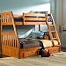 Discovery Twin/Full Bunk w/ 3 Drawers: Desk Hutch & Chair, TV Stand