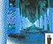 Vickerman 150-Light 2-Feet by 8-Feet LED Blue Black Wire Wide Angle Net