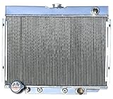 3 Row All Aluminum Replacement Radiator for the 1968-69 Ford Mustang, 1969 Ford Fairlane, 1969 Ford Ranchero, 1967-70 Mercury Cougar XR7 - Manufactured by Champion Cooling Systems, Part Number
