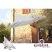 Corasol Premium Sonnensegel, 5x5x7m, 90� Grad Dreieck, silbergrau