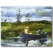 Nostalgic We-no-nah Canoe Company Tin Sign : Backwater Blues