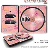 DJ Hero Skin Kearas Peace Signs on Pink fit XBOX 360 and PS3 (DJ HERO NOT INCLUDED)