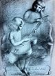 1953 Lithograph Clara Klinghoffer Art Children Guitar Musical Instrument Friend - Original Lithograph