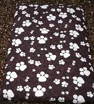 Linens Limited Bones Dog Pet Bed, Brown, Large