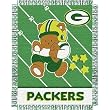 Green Bay Packers NFL Triple Woven Jacquard Throw (Baby Series) (36x46")"