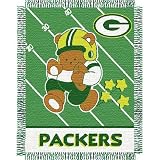 Green Bay Packers NFL Triple Woven Jacquard Throw (Baby Series) (36x46")