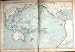 1872 Map Pacific Ocean Australia New Zealand America