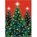 Christmas Trees Room Roll