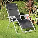 Suntime Royale Relaxer Garden Chair Black