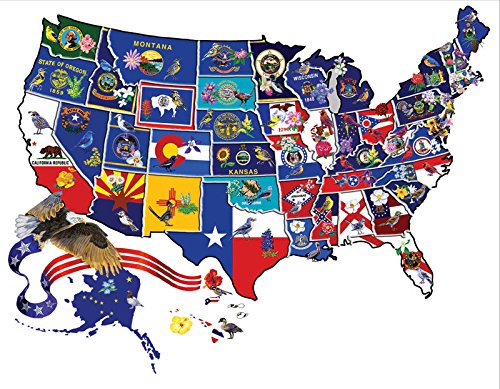 America the Beautiful - 600 Piece Shaped Jigsaw Puzzle By Sunsout Inc.