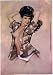 Bettie Page / Betty Page - Bettie in Camoflague - Sticker / Decal