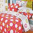Blancho Bedding - [Coral Red] Luxury Bed In A Bag Combo 300GSM