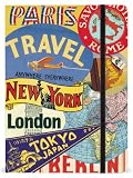 Cavallini Notebooks Travels 6 x 8