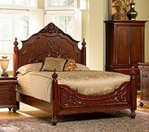 Hot Sale Coaster Isabella Bedroom Collection Solid Hardwood Queen Size Bed