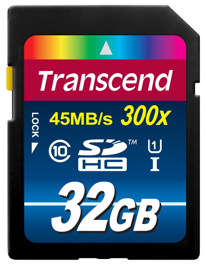 Transcend SDHCカード 32GB Class10 UHS-I対応 (最大転送速度45MB/s) TS32GSDU1