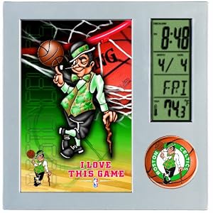 NBA Boston Celtics Digital Desk Clock