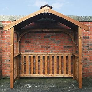 Anchor Fast Pine Wood BBQ Grilling Pavillion shelter: Amazon.co.uk