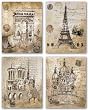 Paris Sites Set by Liz Jardine 11"x14" Art Print Poster