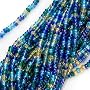Czech Seed Beads Mix 11/0 "Lagoon" Blue Aquas One Half Hank