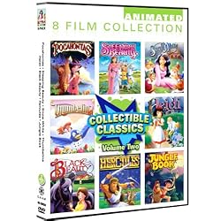 Animated Classics Collection Volume 2- 8 Pack: Pocahontas/ Sleeping Beauty/ Snow White/ Thumbelina/ Heidi/ Black Beauty/ Hercules/ Jungle Book