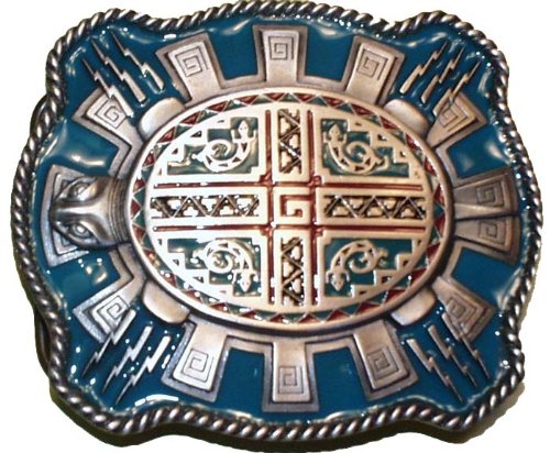 N17 Aztec Turtle Belt Buckle