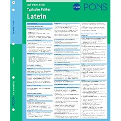PONS Auf einen Blick. Typische Fehler Latein