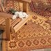 Reversible Indoor Outdoor Rug (Gaiam All Weather Rustic Gold Rug 9' L x 6' W)