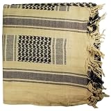 Shemagh, Sand/Black (PF61035) Category: Camping and Outdoor Supplies