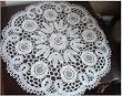 Romantic Round Bobbin Lace Placemat/tray Cloth/doily B