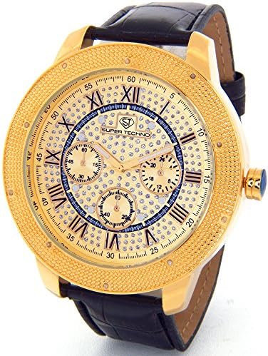 Super Techno IO M-6350. 59.35 MM. ROUND. MENS Watch. (YELLOW)